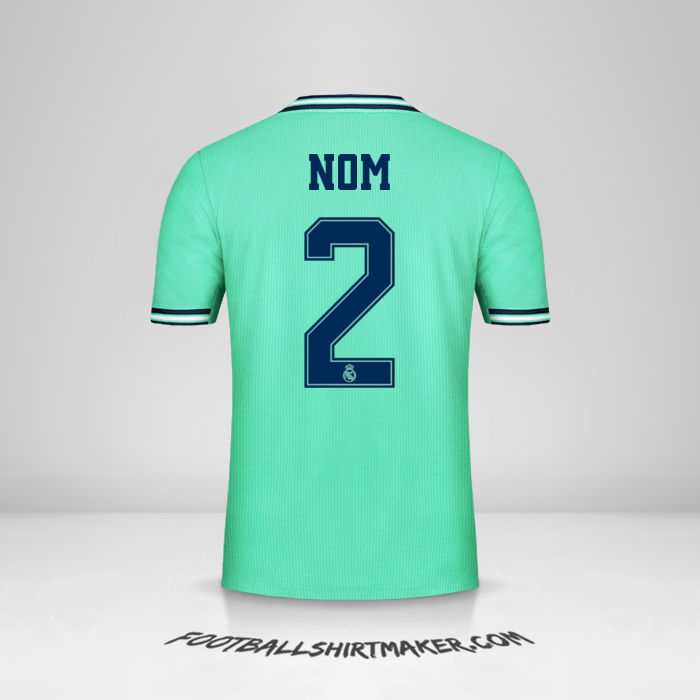 Maillot Real Madrid CF Cup 2019/20 Troisième -  nom - 2