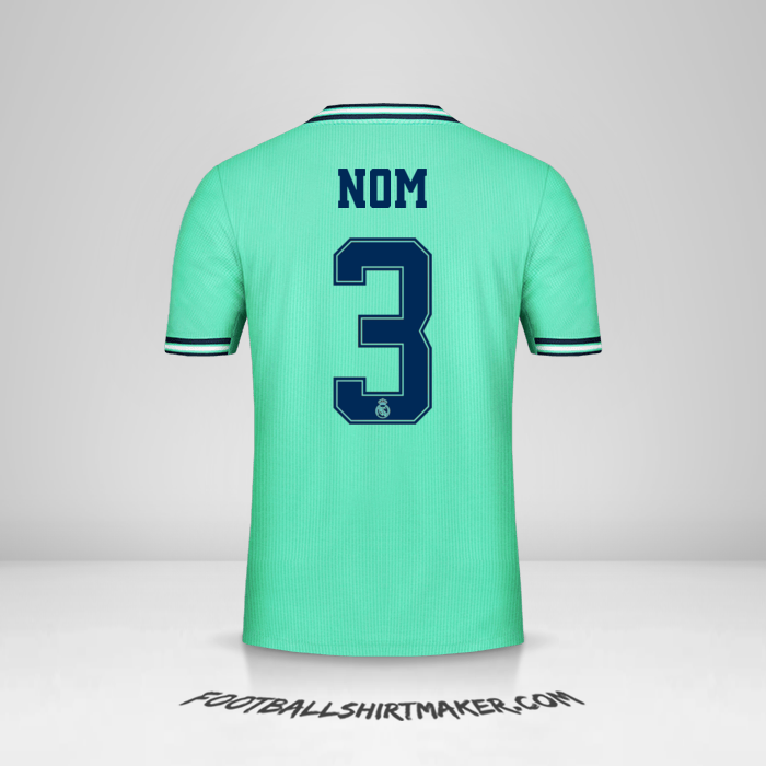 Maillot Real Madrid CF Cup 2019/20 Troisième -  nom - 3