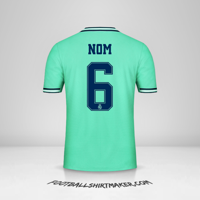 Maillot Real Madrid CF Cup 2019/20 Troisième -  nom - 6