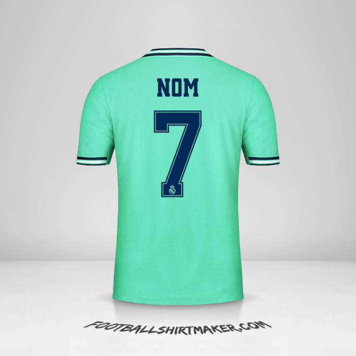 Maillot Real Madrid CF Cup 2019/20 Troisième -  nom - 7