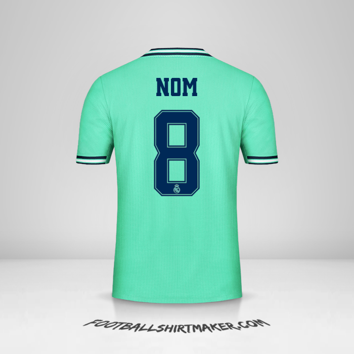 Maillot Real Madrid CF Cup 2019/20 Troisième -  nom - 8