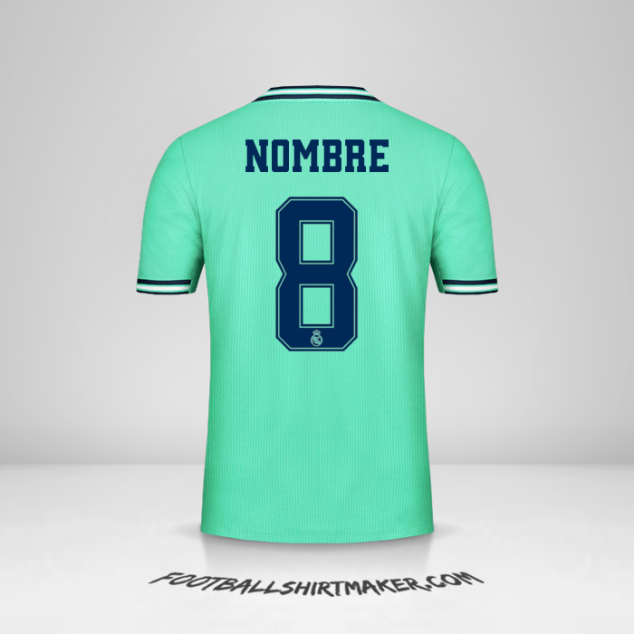 Jersey Real Madrid CF Cup 2019/20 Tercera -  nombre - 8
