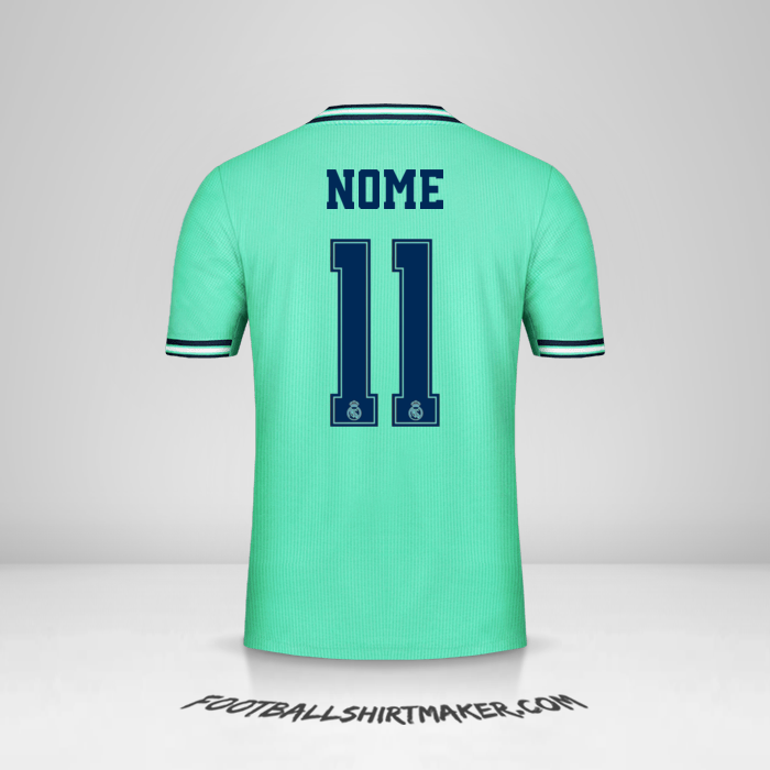 Maglia Real Madrid CF Cup 2019/20 Terza -  nome - 11