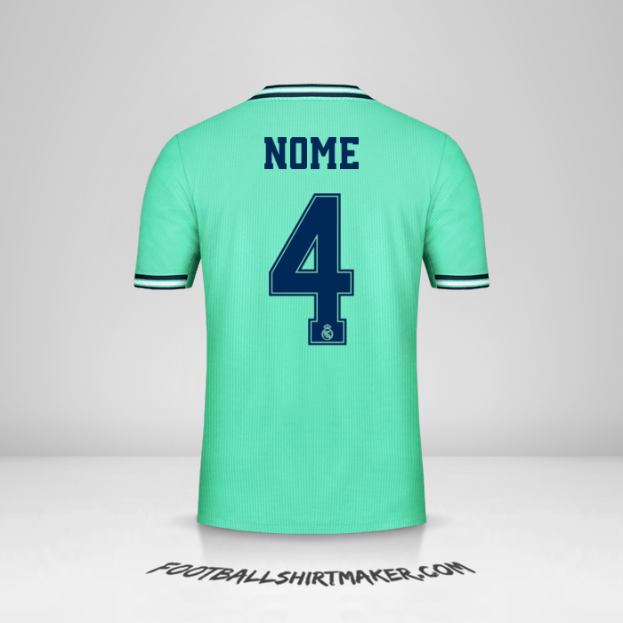 Maglia Real Madrid CF Cup 2019/20 Terza -  nome - 4