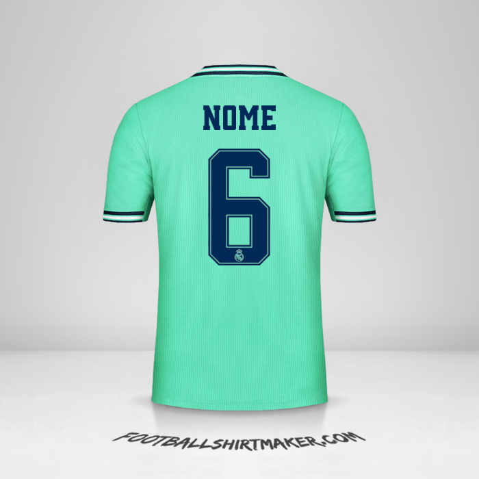 Camisa Real Madrid CF Cup 2019/20 Terceira -  nome - 6