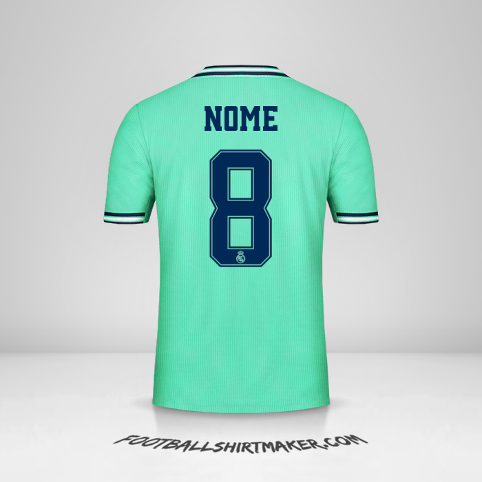 Camisola Real Madrid CF Cup 2019/20 Terceira -  nome - 8