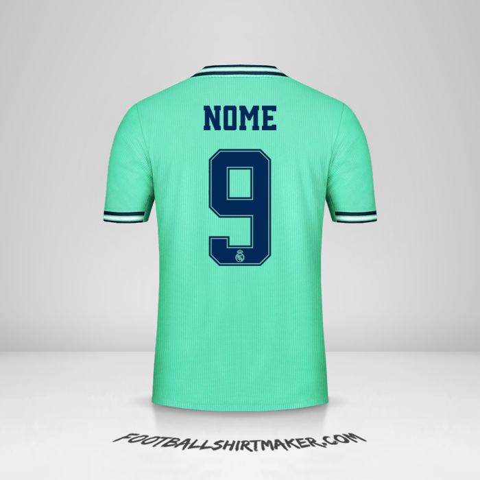 Maglia Real Madrid CF Cup 2019/20 Terza -  nome - 9