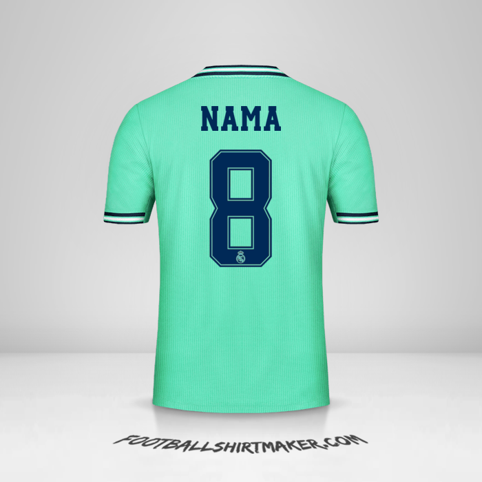 Jersey Real Madrid CF Cup 2019/20 Ketiga -  nama - 8