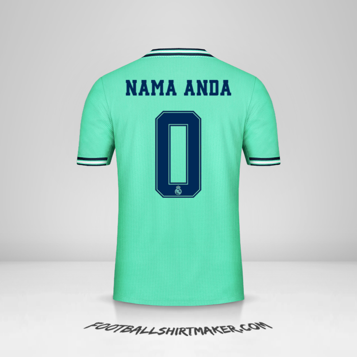 Jersey Real Madrid CF 2019/20 Cup III -  nama anda - 0