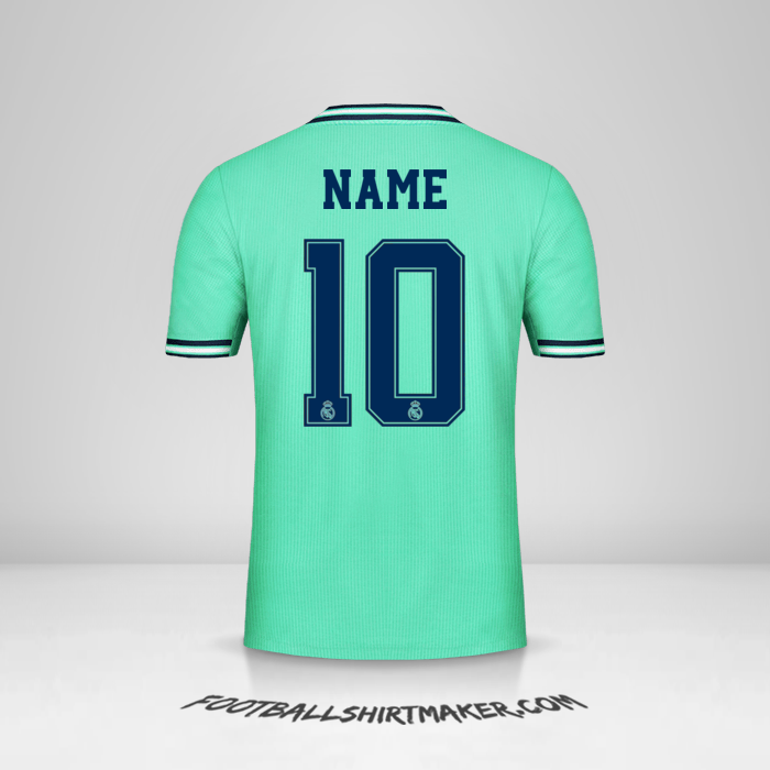 Shirt Real Madrid CF Cup 2019/20 Third -  name - 10
