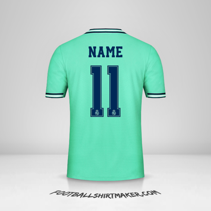 Jersey Real Madrid CF Cup 2019/20 Third -  name - 11