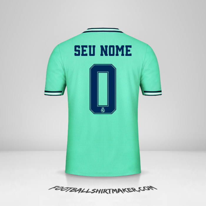 Camisa Real Madrid CF 2019/20 Cup III -  seu nome - 0