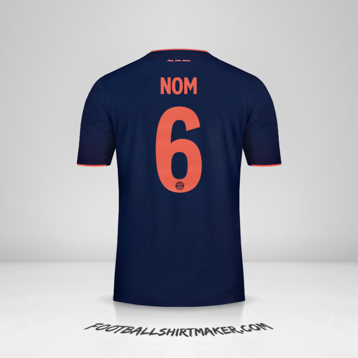 Maillot FC Bayern Munchen UCL 2019/20 -  nom - 6