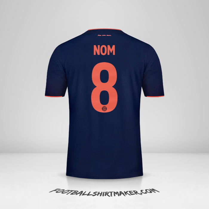 Maillot FC Bayern Munchen UCL 2019/20 -  nom - 8