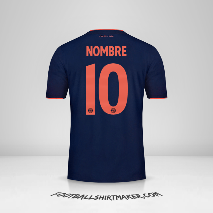 Jersey FC Bayern Munchen UCL 2019/20 -  nombre - 10
