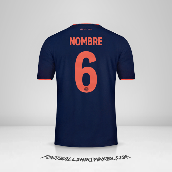 Camiseta FC Bayern Munchen UCL 2019/20 -  nombre - 6