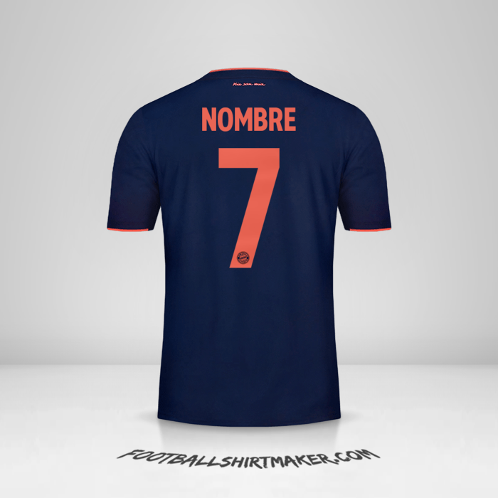 Camiseta FC Bayern Munchen UCL 2019/20 -  nombre - 7