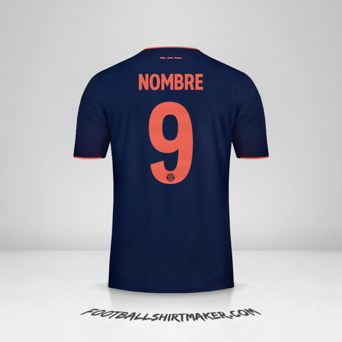 Jersey FC Bayern Munchen UCL 2019/20 -  nombre - 9