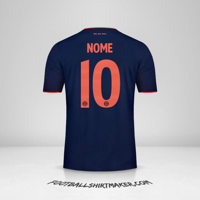 Maglia FC Bayern Munchen UCL 2019/20 -  nome - 10