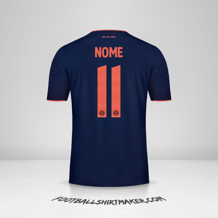 Camisa FC Bayern Munchen UCL 2019/20 -  nome - 11