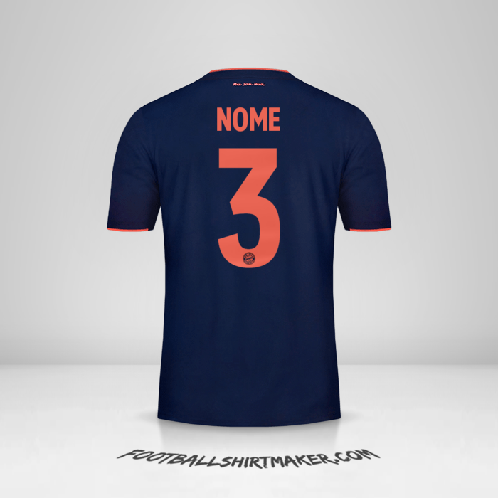 Maglia FC Bayern Munchen UCL 2019/20 -  nome - 3