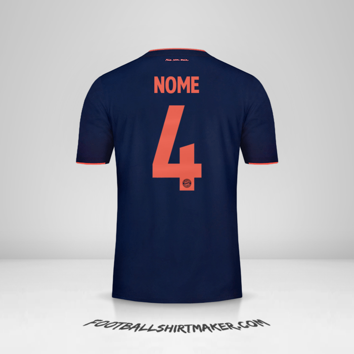 Camisa FC Bayern Munchen UCL 2019/20 -  nome - 4