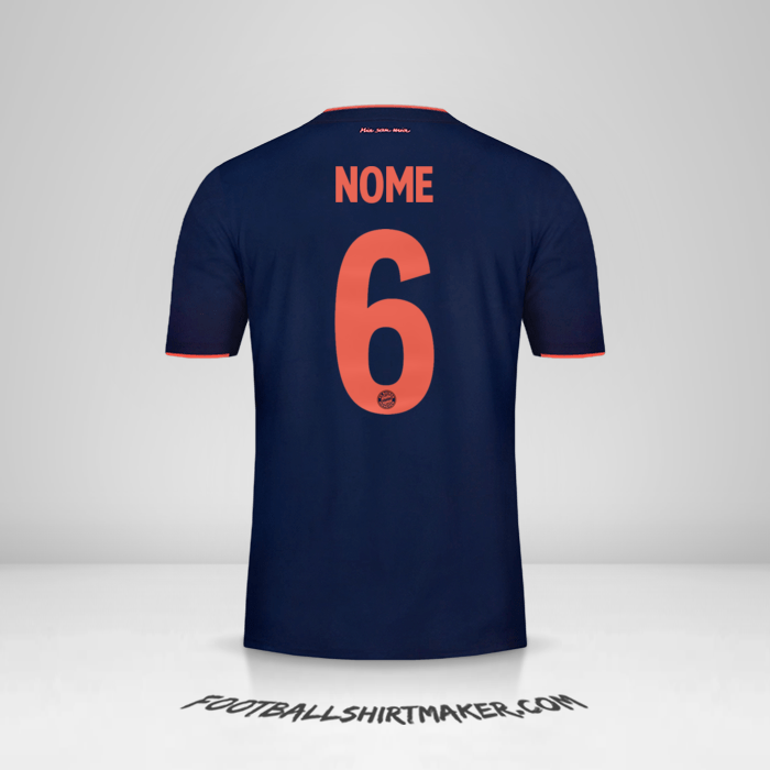 Maglia FC Bayern Munchen UCL 2019/20 -  nome - 6