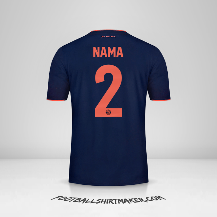 Jersey FC Bayern Munchen UCL 2019/20 -  nama - 2