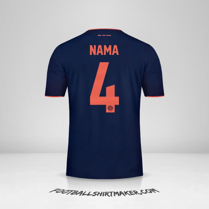 Jersey FC Bayern Munchen UCL 2019/20 -  nama - 4