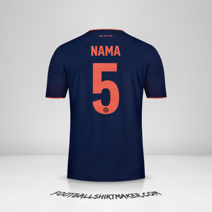 Jersey FC Bayern Munchen UCL 2019/20 -  nama - 5