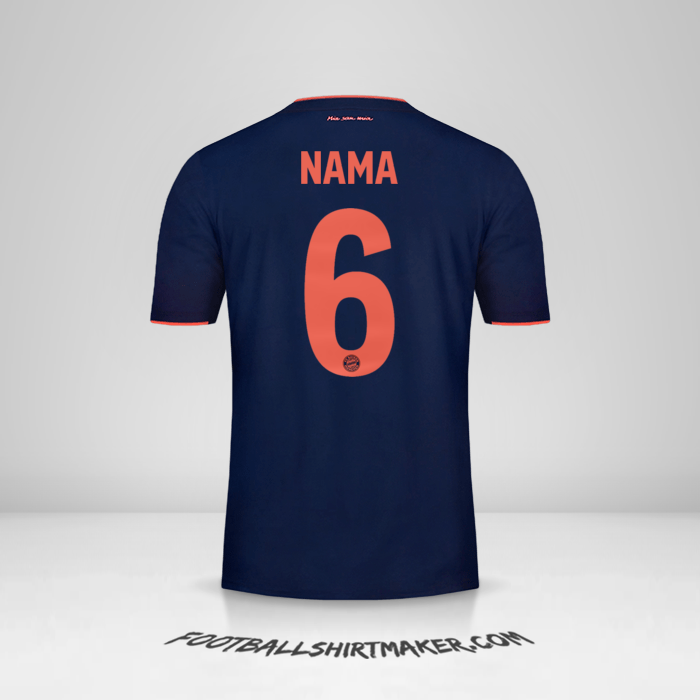 Jersey FC Bayern Munchen UCL 2019/20 -  nama - 6