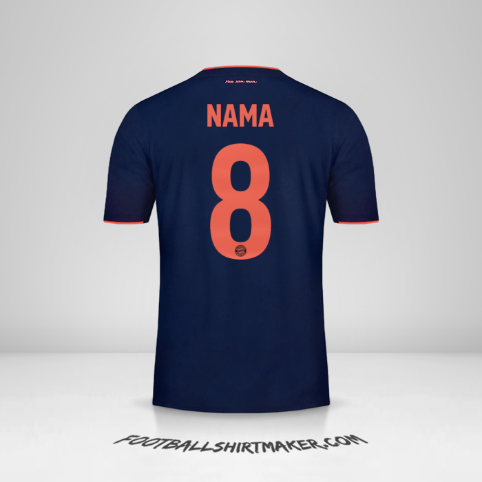 Jersey FC Bayern Munchen UCL 2019/20 -  nama - 8