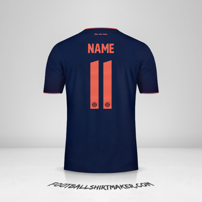 Trikot FC Bayern Munchen UCL 2019/20 -  name - 11