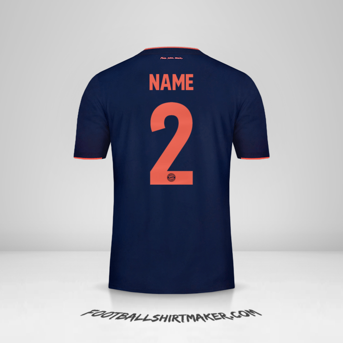 Shirt FC Bayern Munchen UCL 2019/20 -  name - 2