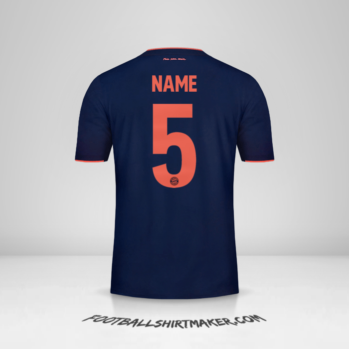 Shirt FC Bayern Munchen UCL 2019/20 -  name - 5