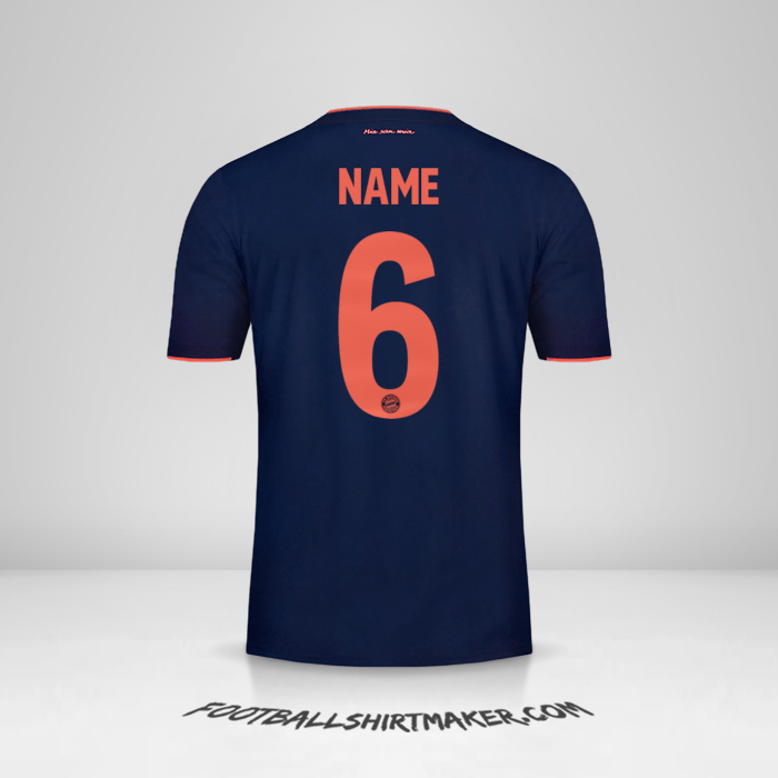 Shirt FC Bayern Munchen UCL 2019/20 -  name - 6