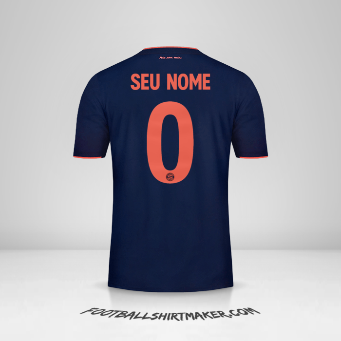 Camisa FC Bayern Munchen UCL 2019/20 -  seu nome - 0