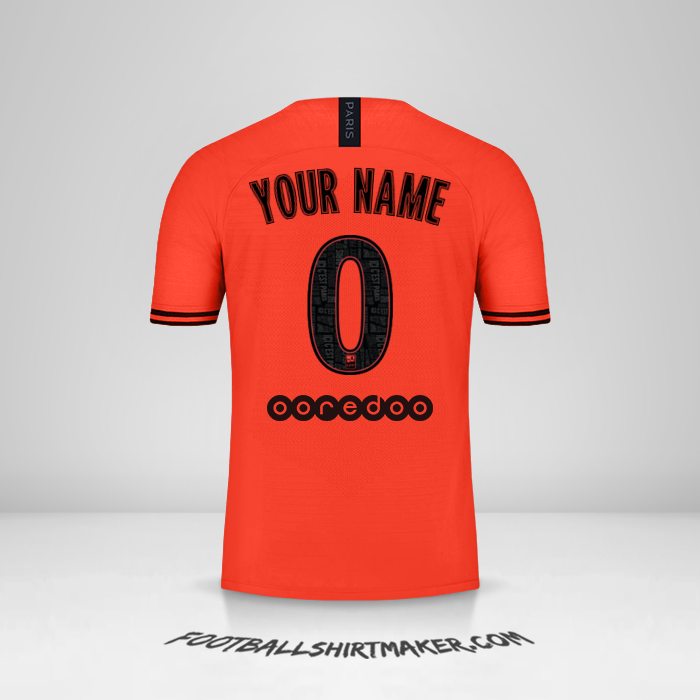 Shirt Paris Saint Germain Jordan 2019/20 II -  your name - 0