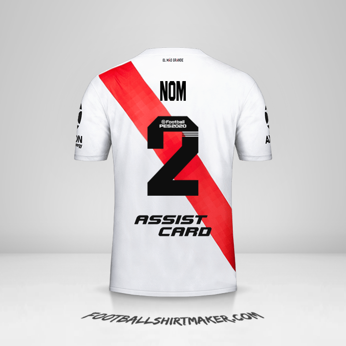 Maillot River Plate 2019/20 -  nom - 2