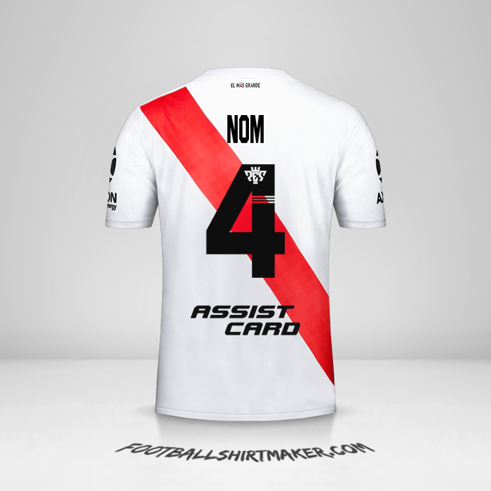 Maillot River Plate 2019/20 -  nom - 4