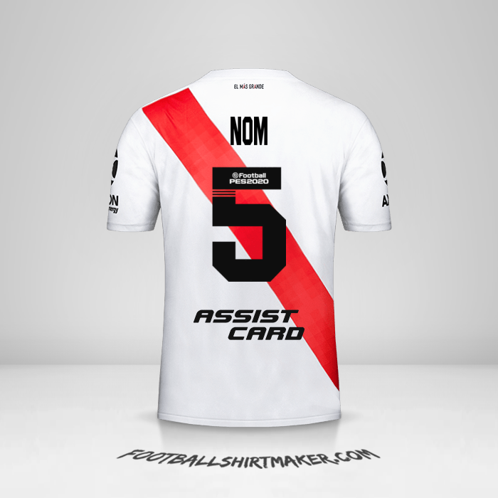 Maillot River Plate 2019/20 -  nom - 5