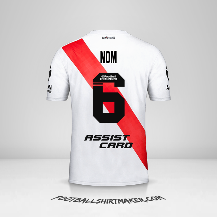 Maillot River Plate 2019/20 -  nom - 6