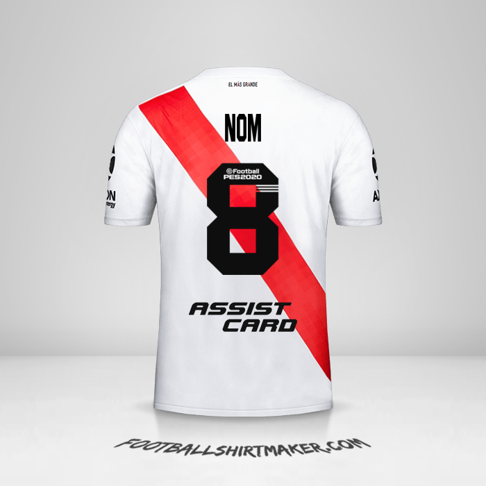 Maillot River Plate 2019/20 -  nom - 8