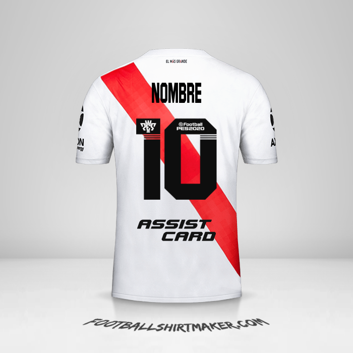Jersey River Plate 2019/20 -  nombre - 10