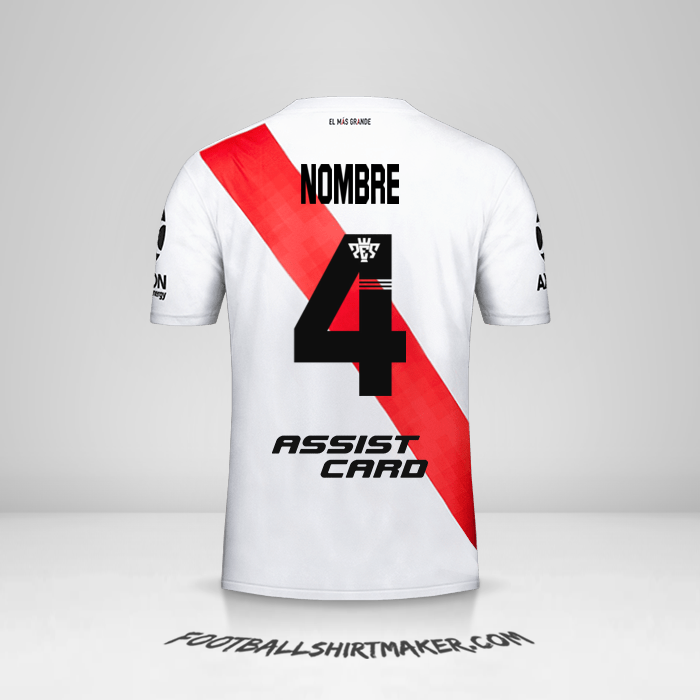 Jersey River Plate 2019/20 -  nombre - 4