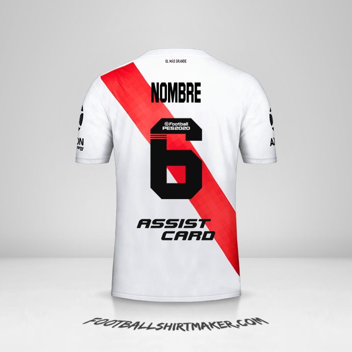 Jersey River Plate 2019/20 -  nombre - 6