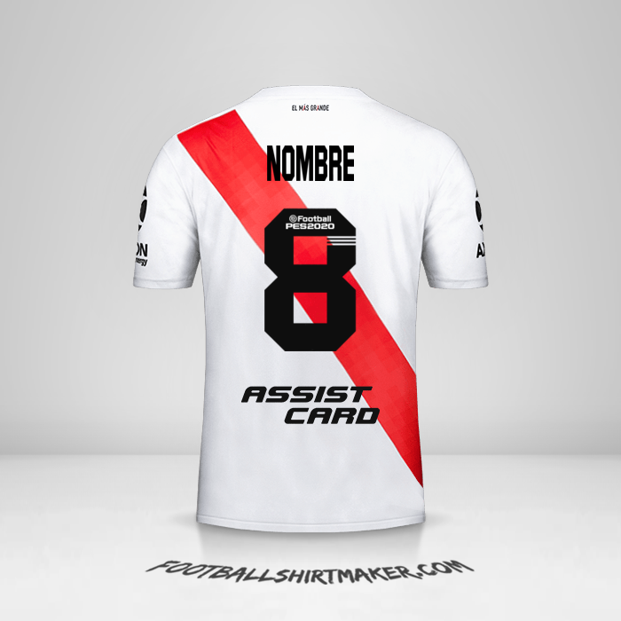 Jersey River Plate 2019/20 -  nombre - 8
