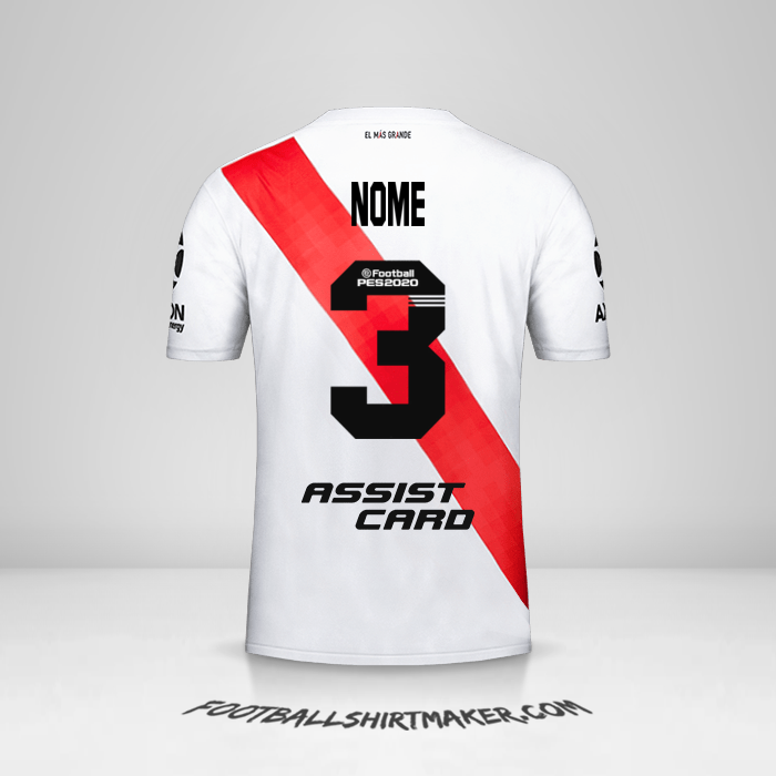 Camisa River Plate 2019/20 -  nome - 3