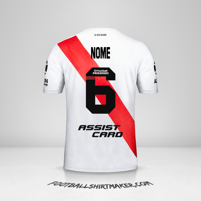 Camisa River Plate 2019/20 -  nome - 6