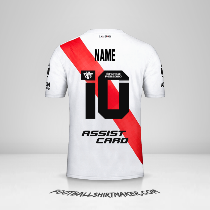 Jersey River Plate 2019/20 -  name - 10